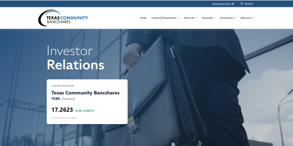 Texas Community Bancshares