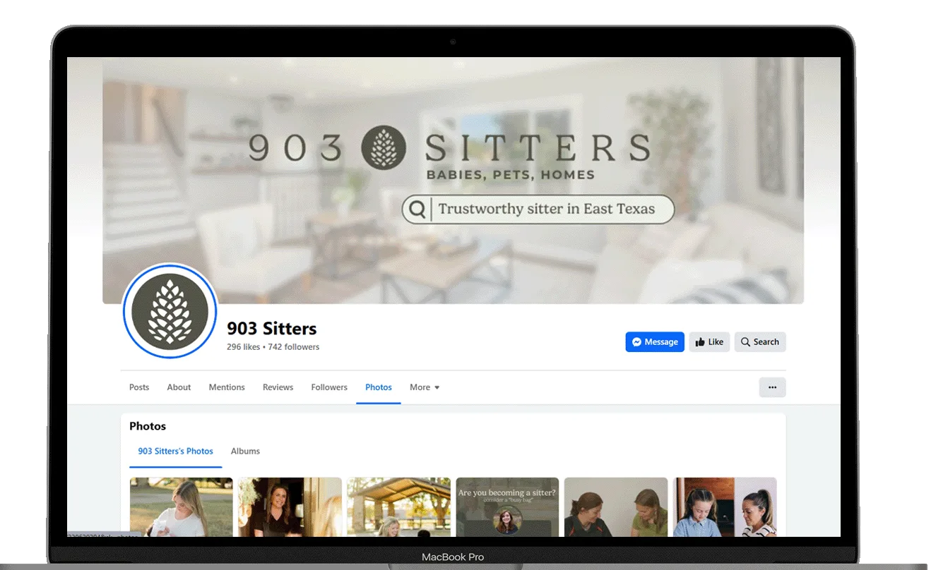 903 Sitters Facebook Social Media